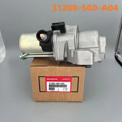 31200-5G0-A04 Starter Motor For 2013-2017 Honda Accord Acura RLX Auto Trans - Image 1 of 4