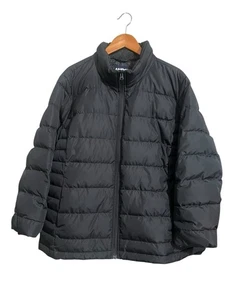 Lands End Womens Size 3X 24-26W Black  Down Puffer Jacket  Coat Zip Front - Picture 1 of 8