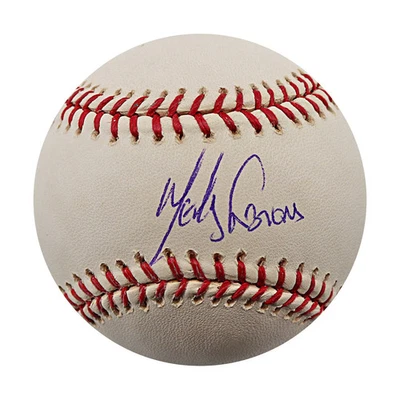 Melky Cabrera Yankees Giants Autographed Signed ROMLB Baseball (Steiner COA) - Image 1 of 4