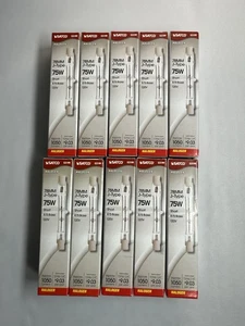 Satco S3199 75WT3Q/CL/R7S/120V 78MM J-Type 120V R7S Base - 10 PACK - Picture 1 of 9
