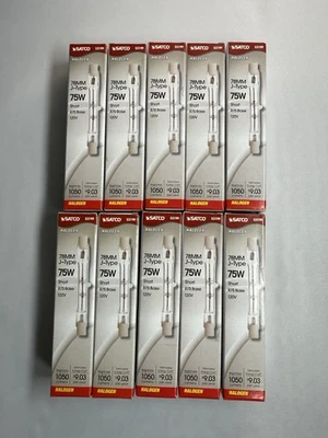 Satco S3199 75WT3Q/CL/R7S/120V 78MM J-Type 120V R7S Base - 10 PACK - Image 1 of 4