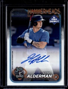 2024 Topps Pro Debut Kemp Alderman Autographs Auto - Picture 1 of 2