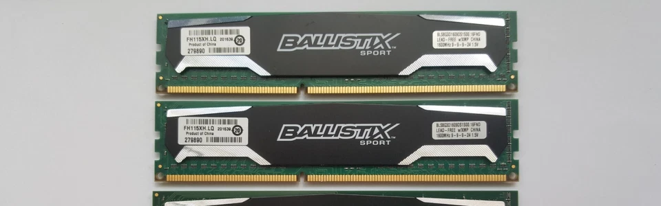 CRUCIAL BALLISTIX SPORT 16GB (2x8GB) DDR3 1600MHz BLS8G3D1609DS1S00 16FND Micron - Photo 1/1
