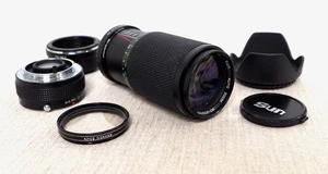 SONY NEX E Mount DSLR fit 80mm 200mm 400mm ZOOM lens NEX-5 3 F5 5R 6 VG20 etc - Picture 1 of 11