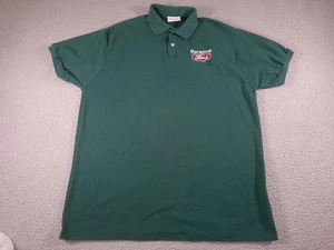 Vintage Parsons Ford Polo Shirt Mens 2XL XXL Green USA Embroidered Logo Cars - Picture 1 of 9