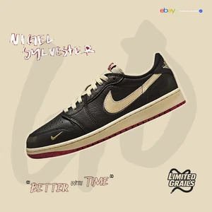 AIR Jordan '1 Low OG "BETTER WITH TIME" ⌛ x Nigel Sylvester I UK 8 - EU 42,5 I - Bild 1 von 8