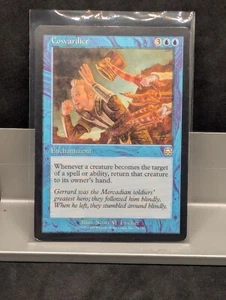 Cowardice X1 LP Mercadian Masques  MTG Magic the Gathering - Photo 1 sur 1