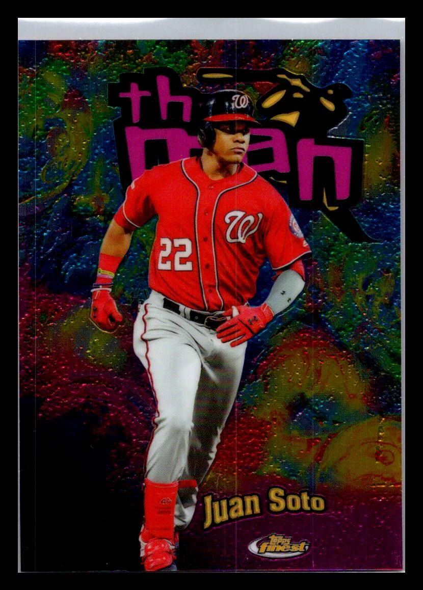2020 Finest 1998 Finest The Man Juan Soto #FTM-7 Washington Nationals