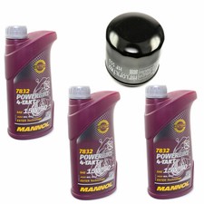 Engine Oil Filter HF553 Set 15W50 3 Liter for Benelli TNT 1130 899 Tornado Tre-K