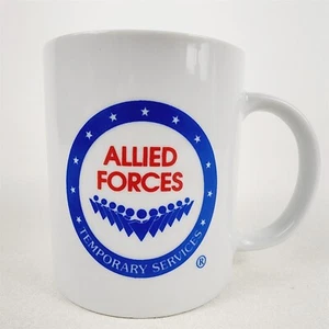 Taza de café de cerámica con pistola superior de servicio temporal de las fuerzas aliadas de colección - Imagen 1 de 7