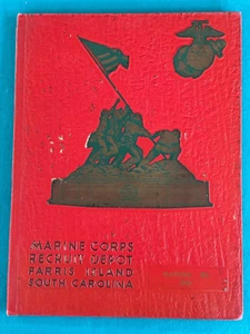 Annuario 1969 Corpo dei Marines Recruit Depot Parris Island Plotone 383 USMC - Foto 1 di 2
