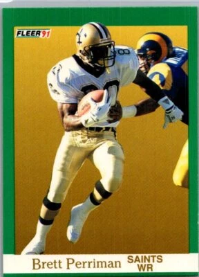 1991 Fleer #302 Brett Perriman - Image 1 of 2