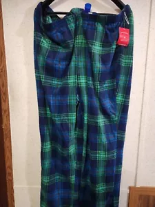 Wondershop Holiday Sleep Pants Pajamas Women’s 3XL Blue Green Plaid - Picture 1 of 7