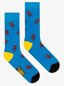 Calze Food Socks BF1008 "Orange Lobster" Socks Bruger and Fries - Imagen 1 de 1