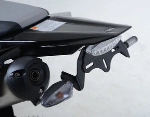 R&G PORTATARGA COMPATIBILE PER YAMAHA WR 125 X 2009 > 2017 LP0088BK NERO - Imagen 1 de 7