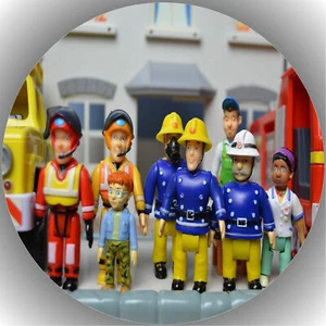 Tortenaufleger Geburtstag Party Tortenbild Fondant  Oblate Feuerwehrmann Sam P33 - Bild 1 von 1