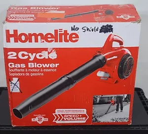 Homelite 150 MPH 400 CFM 2-Cycle Handheld Gas Leaf Blower NO SHIELD OIL INCLUDED - Picture 1 of 19