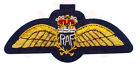 Raf Royal Air Force Gold Wings Handmade Bullion Badge
