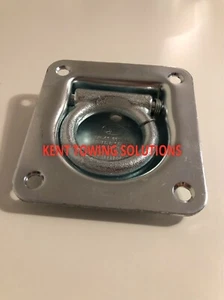 NEW SPRING LOADED CARGO LASHING TIE DOWN RING, 102MM X 97MM, SUITS IFOR WILLIAMS - Picture 1 of 9