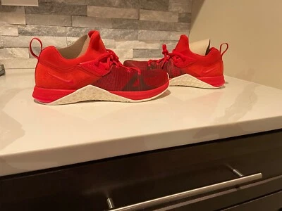 Nike Metcon Flyknit 3 para hombre Aq8022-600 rojo místico/rojo vela órbita talla 11,5 Foto 1 de 4