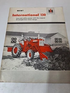 Original International 130 w/ Fast Hitch Tractor & Implement Brochure - Picture 1 of 8