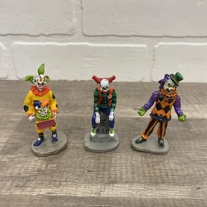 2011 LEMAX SPOOKY TOWN EVIL SINISTER CLOWNS HALLOWEEN - Picture 1 of 5