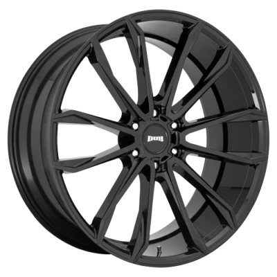 Черные ободы колес 24 дюйма для Cadillac Escalade Chevy Suburban DUB Clout 6 Lug S253 - Изображение 1 из 4