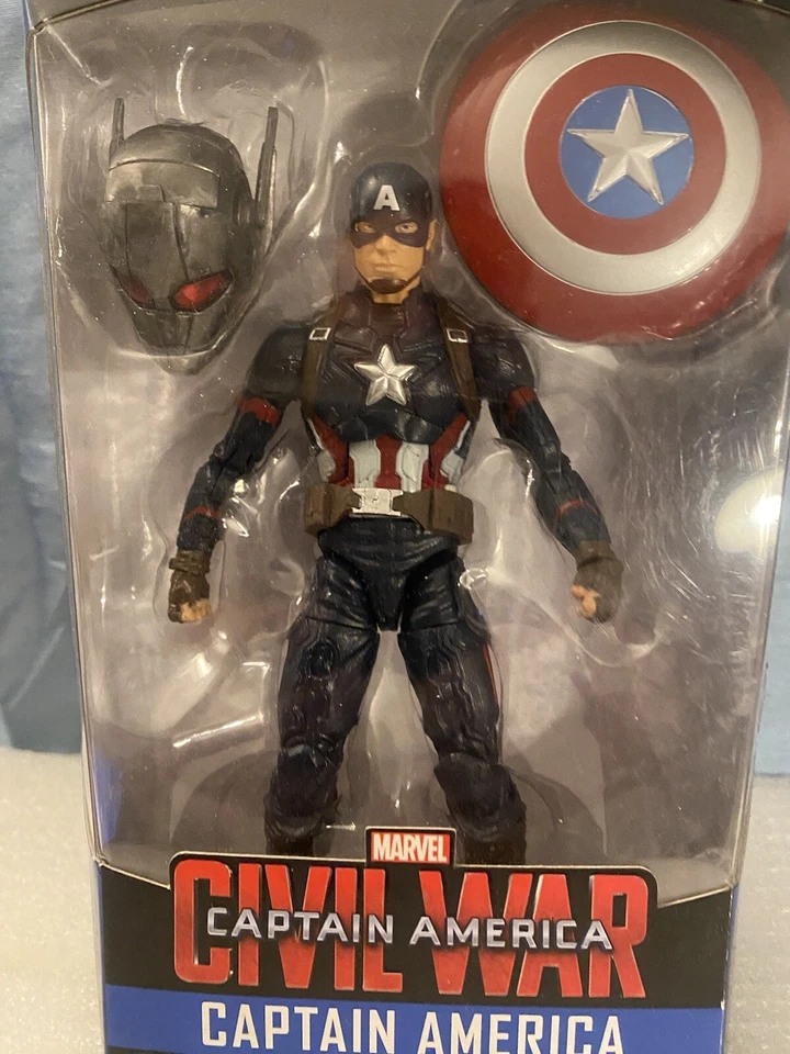 Marvel Legends Guerra Civil Capitán América Gigante Ant-Man Construye una figura CABEZA BAF Foto 1 de 3