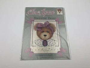 Alma Lynne Sweetie Bear Cross Stitch Pattern Bear Series No 1 - Picture 1 of 3