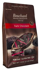 Bouchard Premium Belgian Dark Chocolate with 72% Cacao | 2 LB. - Picture 1 of 3