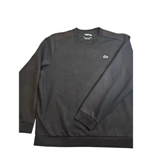 Lacoste Sport Mesh Panel Sweatshirt Pullover Long Sleeve Polyester Blend XXL - Picture 1 of 6