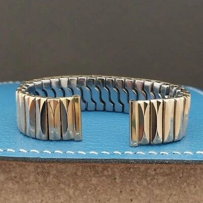 Vintage Short Gold Filled 5/8" Classic Gemex Chevalier Unused 1950s Watch Band - Image 1 of 4