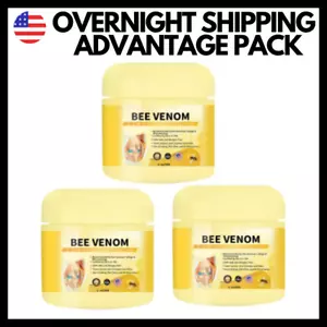 3 Pcs Bee Venom Wrinkle Cream, Bee Venom Anti-Wrinkle Firming Cream, Bee Venom M - Picture 1 of 22