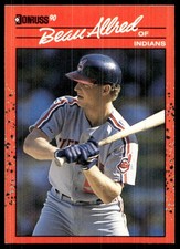 1990 Donruss Beau Allred RC Cleveland Indians #691