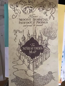 Harry Potter Replica Mappa del Malandrino Ufficiale Warner Bros. - Foto 1 di 4