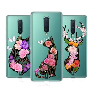 HEAD CASE DESIGNS ANIMAL FLORAL SILHOUETTES GEL CASE FOR GOOGLE ONEPLUS PHONES - Picture 1 of 10