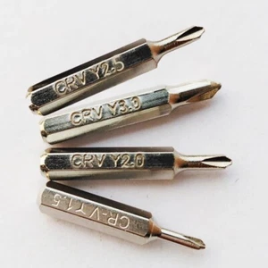 Y1.5 2.0 2.5 3.0 Tripoint Screwdriver Bits for Macbook NDSL GBA Nintendo Switch - Picture 1 of 4