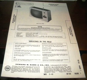 BRADFORD TELEVISION RECEIVER MODEL: WGEC-89458 (SAMS PHOTOFACT 523-1) - Picture 1 of 1