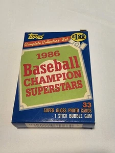 1986 Topps Baseball Champion Superstars Complete Collectors Cards Set - Bild 1 von 4