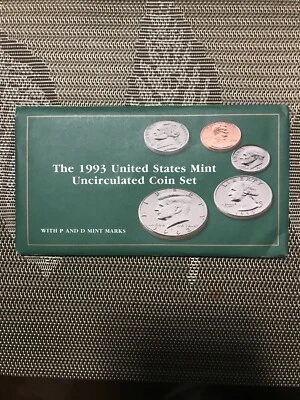 1993 - PHILADELPHIA - DENVER UNITED STATES MINT 10 COINS UNCIRCULATED SEALED SET - Image 1 of 4