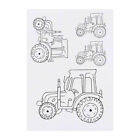 4 x 'Tractor' Temporary Tattoos (TO00004977)
