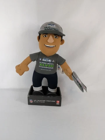 2014 Russell Wilson Super Bowl XLVIII Bleacher Creatures Doll Seattle Seahawks Cover