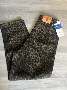 shakeair Cheetah Print Denim Neu mit Etikett Jeans Gr. Medium. siehe Maße. - Bild 1 von 12