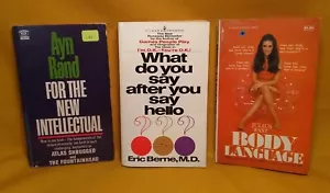 Body Language New Intellectual What You Say After Hello 3 vintage PB book lot - Picture 1 of 9