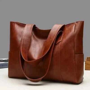 Borsa a tracolla vintage retrò vegan donna casual tote borsetta per pendolarismo 1 pz - Foto 1 di 26