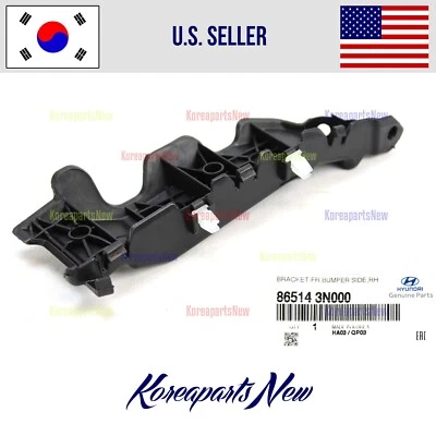 FRONT Bumper Bracket Retainer Right PASSN 865143N0 ⭐OEM⭐ Hyundai Equus 2011-2016 - Image 1 of 2