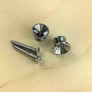 Gotoh Fender Style Strap Buttons Chrome PEP-B2C - Picture 1 of 3