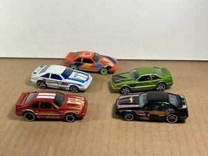 Hot Wheels ‘92 Ford Mustang Lot 5 Loose Variations W/Black Mystery Model “Rare” - Picture 1 of 12