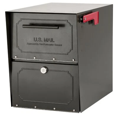 Architectural Mailboxes 6200Z-10 Oasis Classic Locking Post Mount Mailbox, 18... - Image 1 of 4
