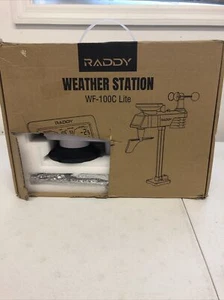 Raddy WF-100C Professional Weather Station Outdoor & Idoor Rain Gauge Wind Speed - Picture 1 of 7